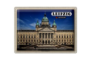 Plaque en tôle Villes Tribunal administratif fédéral de Leipzig 40x30cm 1