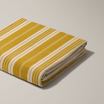 Serviette de plage grande jaune 3