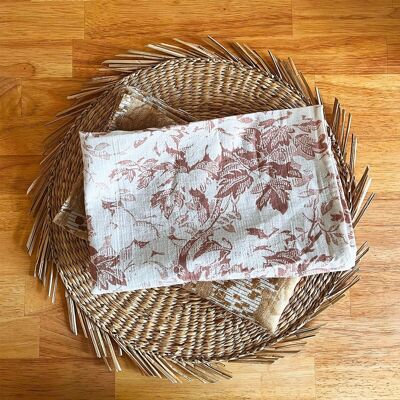 Floral printed cotton kitchen towel