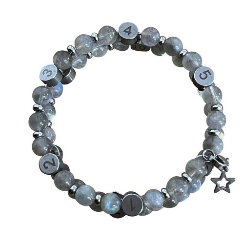 Bracelet d'allaitement pierre naturelle - Labradorite