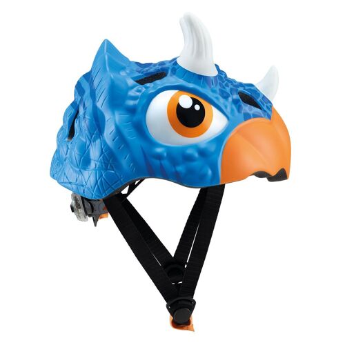 Casque trottinette enfant FANTASY - Dinosaure Bleu