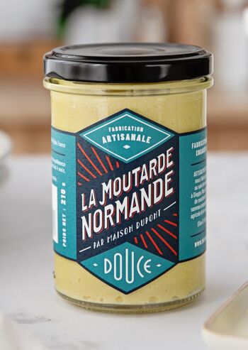 Moutarde Normande Douce 210g 1