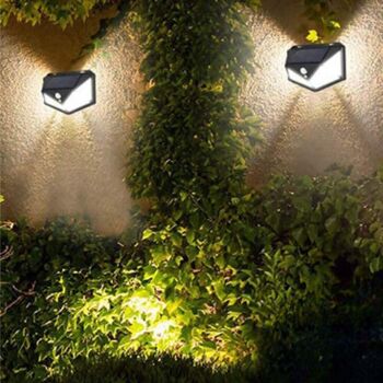 Lampe Solaire Extérieur 100 LED : Éclairage Mural Sans Fil à 120° avec Détecteur de Mouvement 5