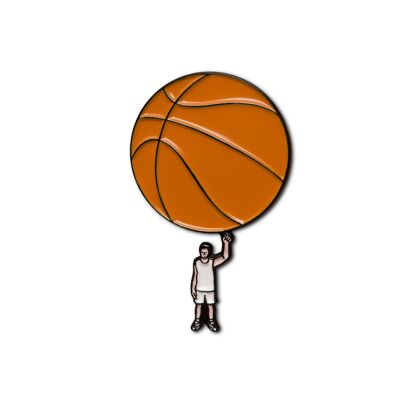 Emaille-Pin „Basketball“
