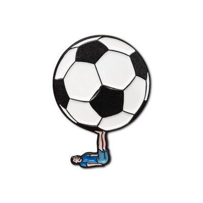 Emaille-Pin „Fußball“
