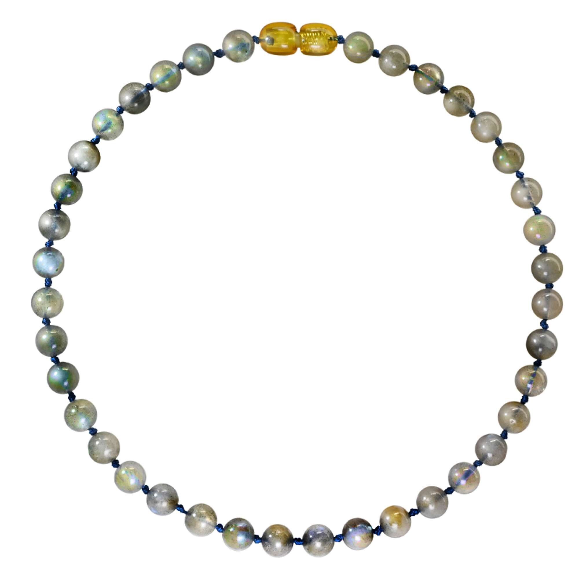 Collana per bambini in pietra naturale - Labradorite