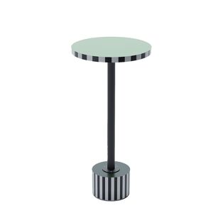 Table d’appoint ronde originale verte Jasmin