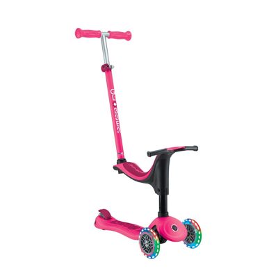 GO-UP SPORTY LIGHTS Evolutionary Scooter - Fuchsia Pink