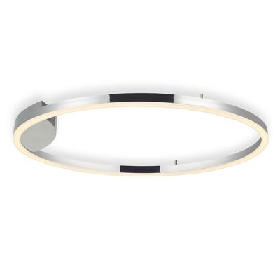 s.LUCE pro aplique y plafón LED Ring XL Ø 100cm, cromo regulable
