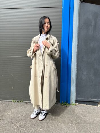 Trench coat oversize 4