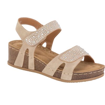 Comfortable wedge sandals for women