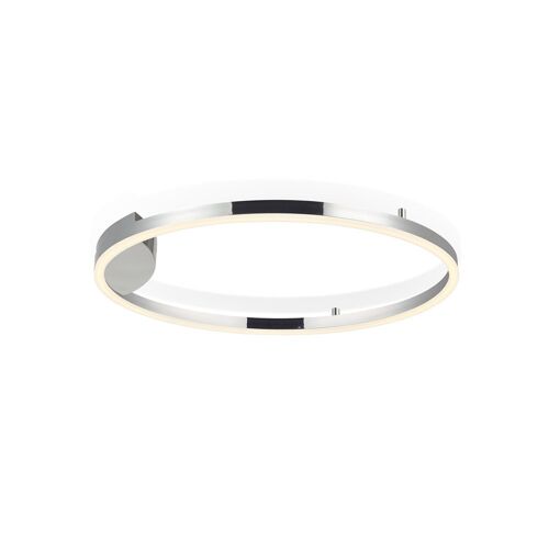 s.LUCE pro LED-Wand & Deckenleuchte Ring M Dimmbar Ø 60cm Chrom