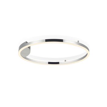s.LUCE pro Applique & plafonnier LED Ring M Dimmable Ø 60cm chrome