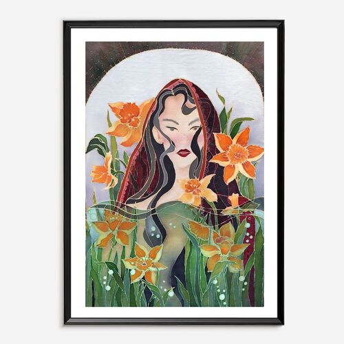 Batik Art Print - Child of Sarong A3