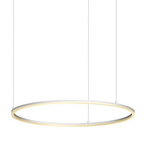 s.LUCE pro LED-Hängelampe Ring XL Ø 100cm Dimmbar Weiß