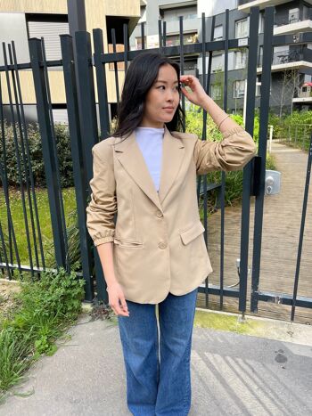 Structured shoulder blazer 17