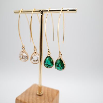 Crystal Drop 18K Gold Plated