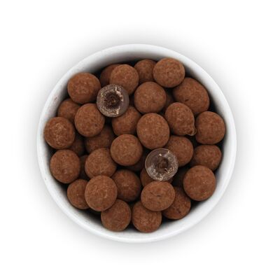 Grains de café dans un kiloware au chocolat aux truffes