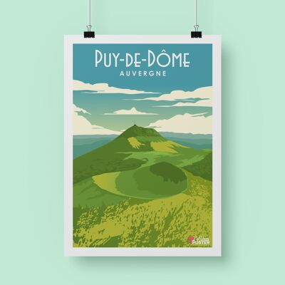 Plakat „Puy-de-Dôme“ Auvergne