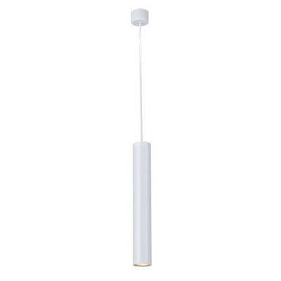 s.LUCE pro suspension lamp Crutch cylinder shape in white