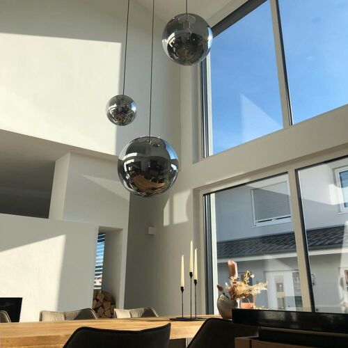 s.LUCE Orb Galerieleuchte 3- oder 5-flammig Modular Baldachin - Modell:3-flammig, Gold/Rauch - Modell:3-flammig, Gold/Rauch