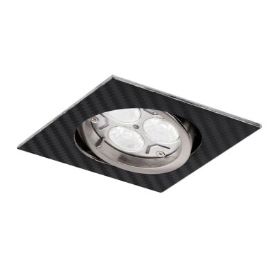 s.LUCE LED recessed spotlight Carbon Prim