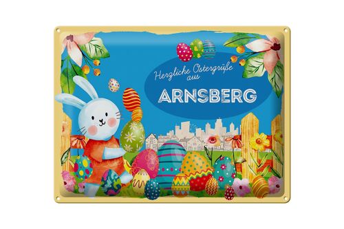 Blechschild Ostern Ostergrüße 40x30cm ARNSBERG Geschenk