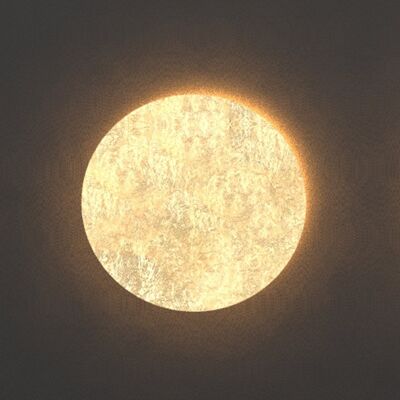 s.LUCE Aplique indirecto LED Plate pan de oro