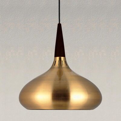 s.LUCE lampada a sospensione Chic 42 color oro nero lucido