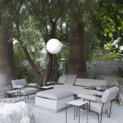 Lampe globe suspendue s.LUCE Ø 40cm avec câble de 15 mètres