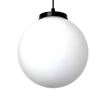 Lampe globe suspendue s.LUCE avec câble de 15 mètres Ø 30cm 1