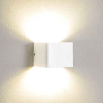 s.LUCE Gore LED aplique de pared Up & Down blanco
