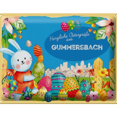 Targa in metallo Pasqua Auguri di Pasqua 40x30 cm regalo GUMMERSBACH