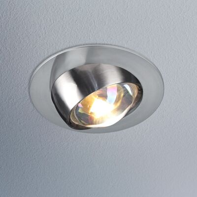 s.LUCE recessed spot Beam with glass lens Ø 11cm brushed aluminum (44959)