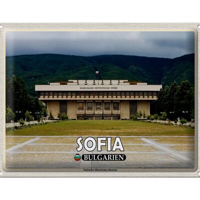 Cartel de chapa Travel 40x30cm Museo Histórico de Sofía Bulgaria