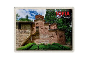 Panneau de voyage en étain, 40x30cm, Sofia, Bulgarie, église de Bojana 1