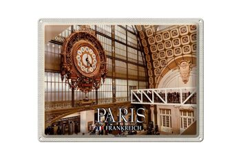Panneau en étain voyage 40x30cm, Paris France, musée d'orsay, musée d'art 1