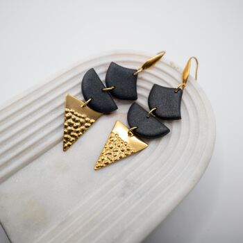 Black&Gold - pendentifs orecchini 1