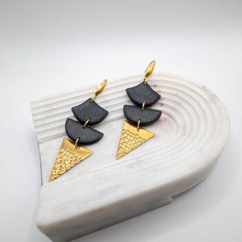 Black&Gold - pendentifs orecchini 3