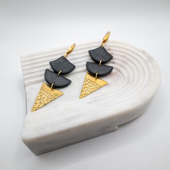 Black&Gold - pendentifs orecchini 5