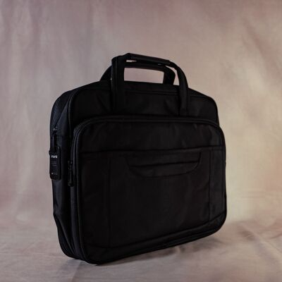 Laptop Carrying Case with Fingerprint, Multiple Compartments, 15 Inch