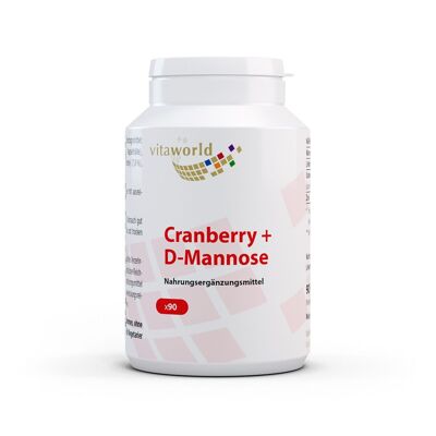 Cranberry + D-Mannose (90 caps)