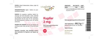 Cuivre 2 mg (365 Tbl) 2