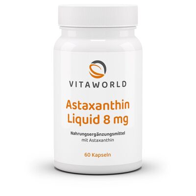 Astaxanthine liquide 8 mg (60 gélules)