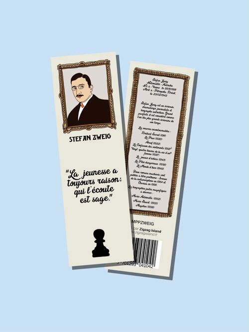 MARQUE-PAGE PAUSE LECTURE STEFAN ZWEIG