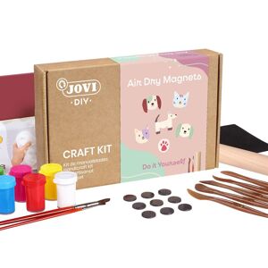 JOVI - Kit de manualidades con air dry, Imanes de mascotas