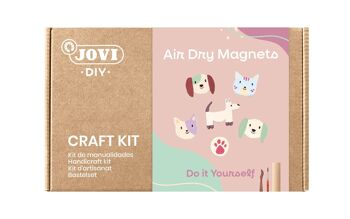 JOVI - Kit de manualidades con air dry, Imanes de mascotas 3