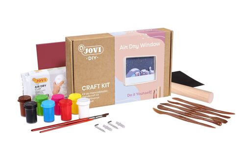 JOVI - Kit de manualidades con air dry, paisaje