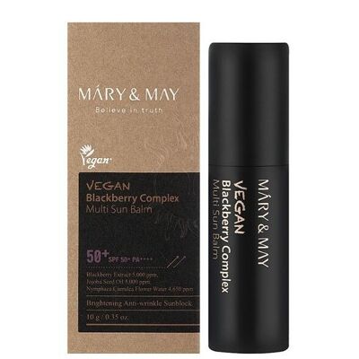 MARY&MAY Baume Solaire Multi Complexe de Mûres Vegan SPF50+