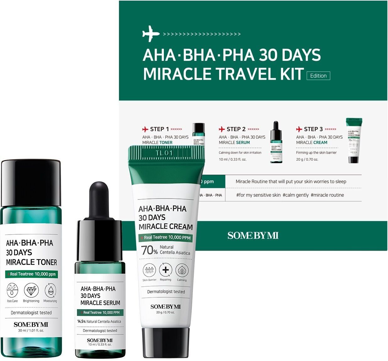 Achat SOMEBYMI AHA-BHA Kit de voyage miracle 3 pièces en gros